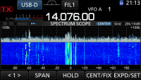 IC-7300 en modos digitales