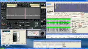 PowerSdr + DxLAB + JT65HF+ F-4M