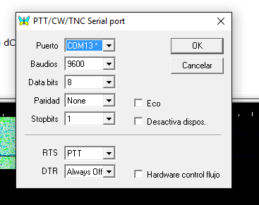 Mixw ajustes PTT